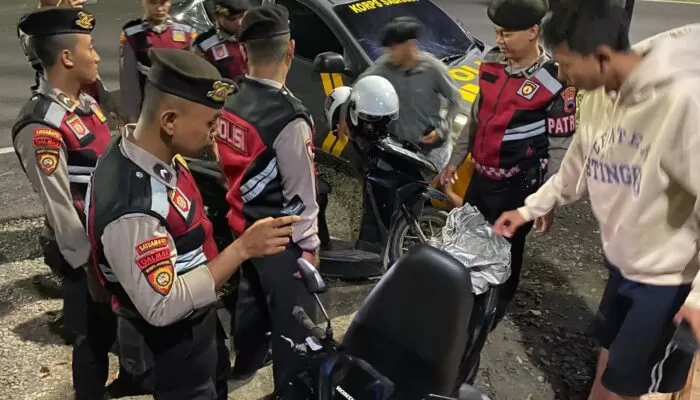 Personel Sat Samapta Polres Kendal Gencarkan Patroli Skala Besar Dalam Bulan Ramadhan 