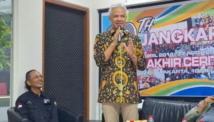 Ganjar Hadiri HUT ke 10 Jangkar Baja : Perjuangan Merawat Demokrasi Tidak Boleh Berhenti