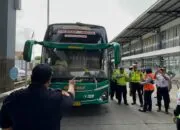 Polresta Cilacap Gelar Rampcheck dan Pemeriksaan Kesehatan di Terminal A Cilacap dalam Rangka Operasi Zebra Candi 2024