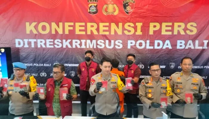 Ungkap Pegadaian Ilegal Polda Bali Tetapkan 1 Tersangka Amankan 3 Mobil & 21 Motor