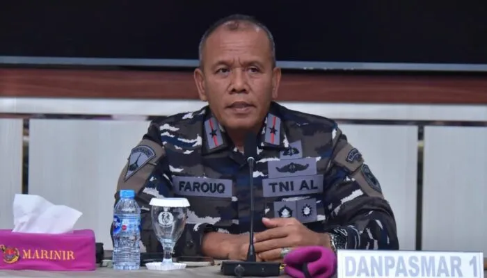 Danpasmar 1 Berikan Pengarahan Kepada Perwira Jajaran Pasmar 1