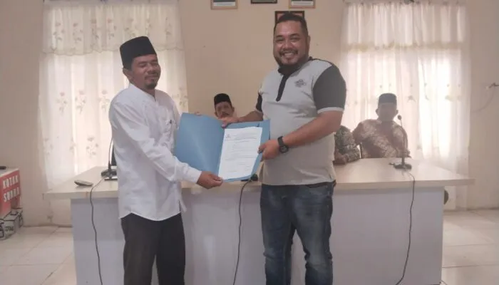 Keuchik Suak Puntong Lantik Pengurus Baru Organisasi Pemuda, Ini Daftar Namanya