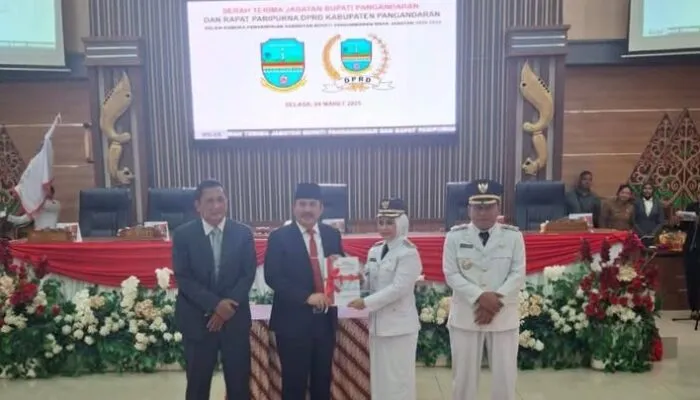 Jeje Wiradinata Pamit, Serah Terima Jabatan Bupati Pangandaran Berlangsung Khidmat