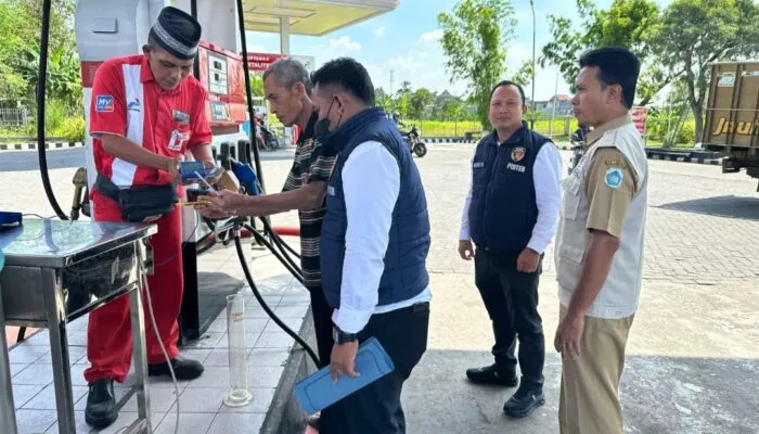 Polres Lamongan Sidak SPBU, Pastikan Distribusi BBM aman?