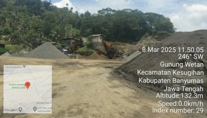 Diduga Langgar Izin dan Gunakan Solar Subsidi, Tambang Galian C di Gunung Wetan Banyumas Harus Diselidiki