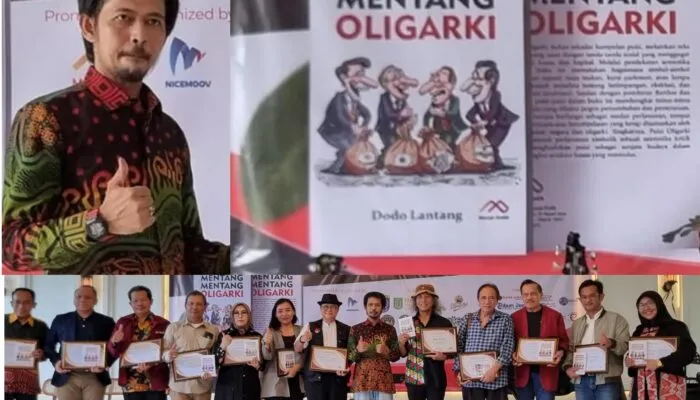 Peluncuran Buku Mentang Mentang Oligarki karya Dodo Lantang, Perlawanan Kecil Sastra Berdampak Besar
