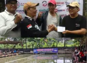 Jurnalis Agoes Sofyan Suara Karya Juara Lomba Mancing Antar Wartawan HUT Kota Depok