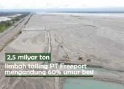 Aktifis Lingkungan Soroti Limbah PT Freeport, Deposit Pasir Tailing Diperkirakan Sebanyak 2,6 Milyar Ton