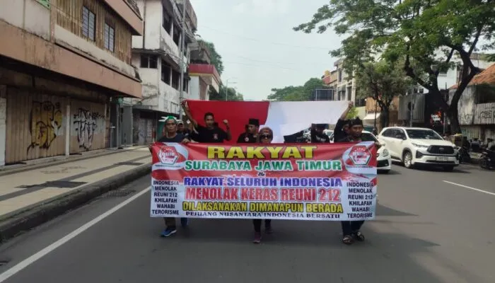 Tolak Reuni 212, PNIB Gelar Kirab Merah Putih di Surabaya