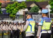 Kapolres Boyolali Pimpin Apel Gelar Kesiapan Pengamanan May Day di Halaman Mapolres