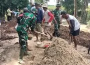 Penimbunan Sisi Jembatan Garuda Dikebut, Akses Penghubung Antar Kampung Kian Nyata 