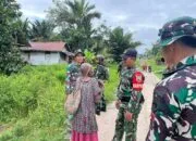 Satgas Yonif 123/Rajawali Perkuat Kemanunggalan TNI-Rakyat Melalui Komsos di Kampung Tamanim