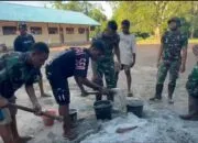 Presiden RI dan KASAD Dukung Renovasi SD Negeri Bade di Mappi, Satgas Yonif 123/Rajawali Wujudkan Sekolah Lebih Layak