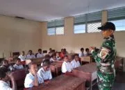 Satgas Yonif 123/Rajawali Perkuat Pendidikan Anak Papua Melalui Program Tenaga Pendidik di Asmat