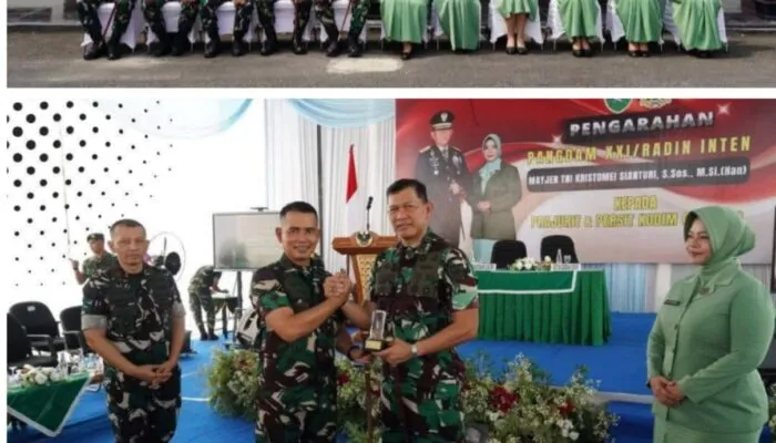 Danrem 043/Garuda Hitam Dampingi Kunker Pangdam XXI/RI di Tulang Bawang, Pastikan Program TNI AD Berjalan Optimal