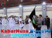 HARI BHAYANGKARA, WAKAPOLDA BALI PIMPIN UPACARA PENYUCIAN PATAKA