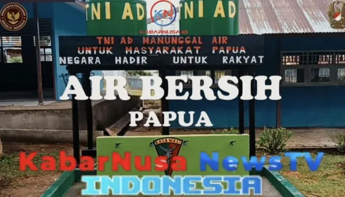 Presiden RI dan KASAD Hadir untuk Rakyat, Satgas Yonif 123/Rajawali Bangun Sumur Bor di SMP Negeri 1 Nambai