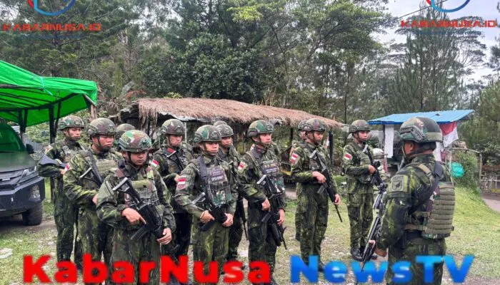 Satgas Yonif 645/GTY Pererat Sinergi dengan Tokoh Adat dan Pemerintah Kelila Melalui Anjangsana