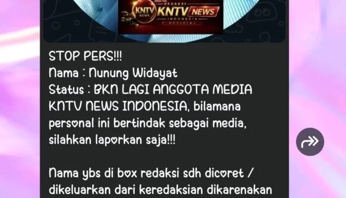 STOP PERS NUNUNG WIDAYAT!!!