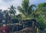 Akhiri Taruhan Nyawa di Sungai Yo’o, TNI Kebut Pembangunan Jembatan Bailey di Pedalaman Nias