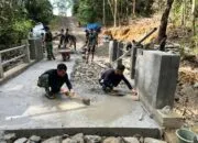 Akses Warga Terbuka, Kodim 0213/Nias Tuntaskan Pembangunan Jembatan Aramco di Nias Utara
