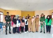 Satgas Yonif 643/Wns Kawal Tumbuh Kembang Generasi Papua Melalui Posyandu di Keerom