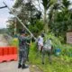 123 Lampu Tenaga Surya Terangi Kampung Binaan di Keerom, Satgas Yonif 643/Wns Perkuat Keamanan dan Kemanunggalan TNI-Rakyat