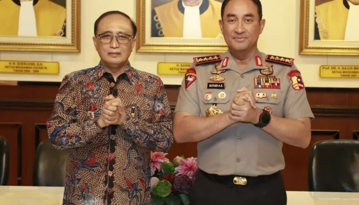 Kapolri Suyudi Ario Seto Kunjungi Mahkamah Agung, Perkuat Sinergi Penegakan Hukum