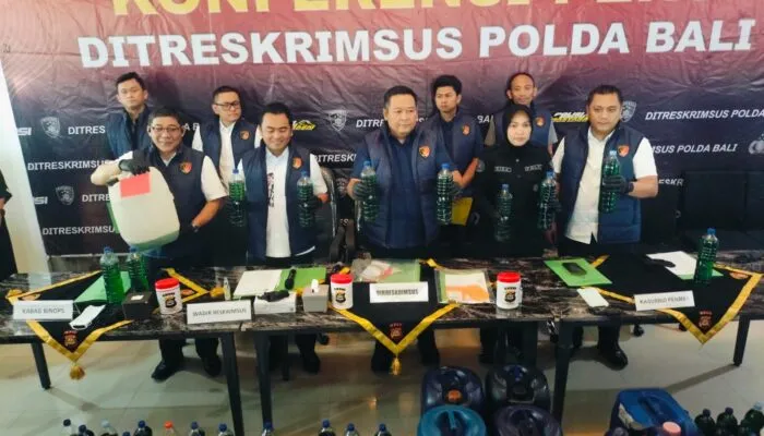 Polda Bali Ungkap 18 Kasus Penyalahgunaan BBM Subsidi, 21 Orang Ditindak dan 753 Liter Diamankan