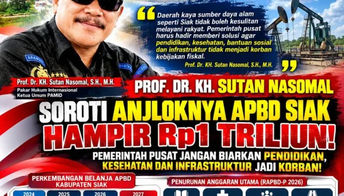 APBD Siak Turun Rp993,8 Miliar, Pendidikan, Kesehatan, dan Infrastruktur Jadi Sorotan